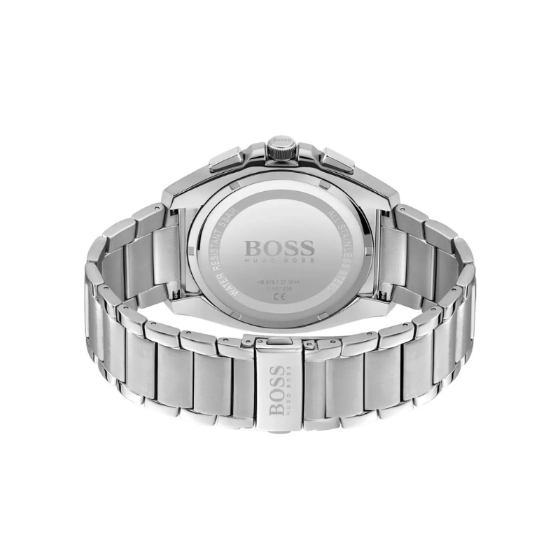 Hugo Boss Grandmaster Chronograph Blue Dial Stainless Steel Bracelet Watch – 1513884