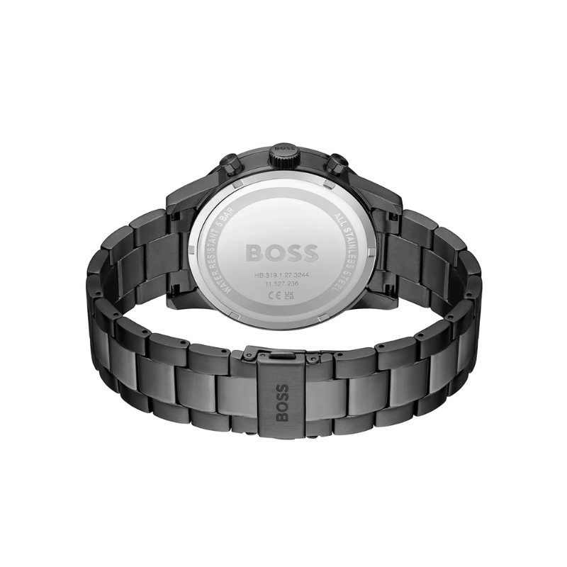 Hugo Boss Allure Chronograph Gray Dial Gray Stainless Steel Bracelet Men’s Watch – 1513924