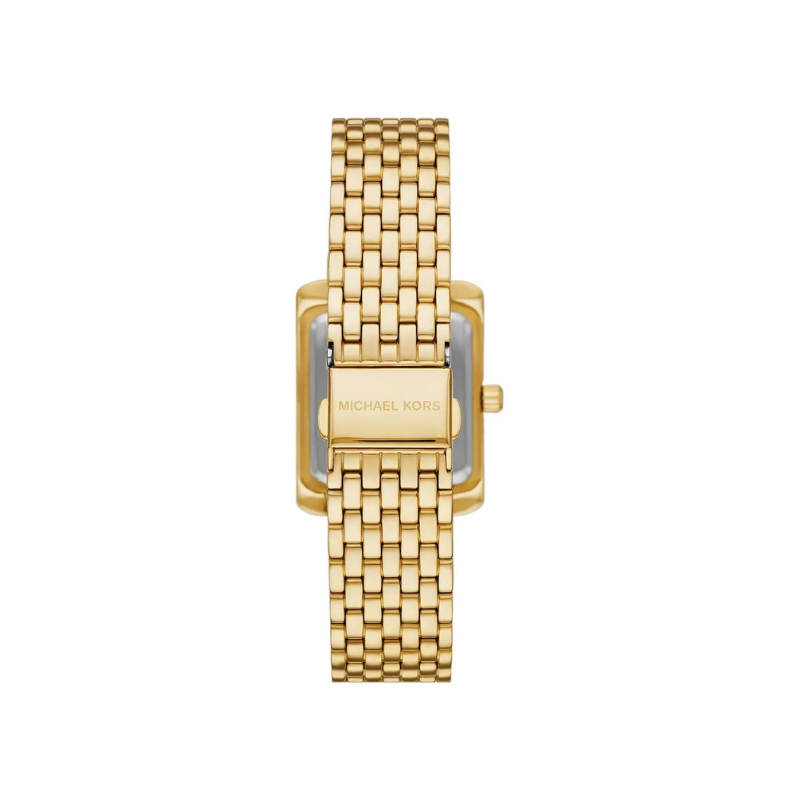 Michael Kors Petite Emery Pavé Green Dial Gold‑Tone Stainless Steel Bracelet – MK4742