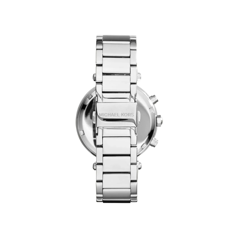 Michael Kors Parker Chronograph Blue Dial Stainless Steel Bracelet – MK6117