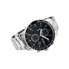 Hugo Boss Rafale Chronograph Black Dial Stainless Steel Bracelet Watch – 1513509