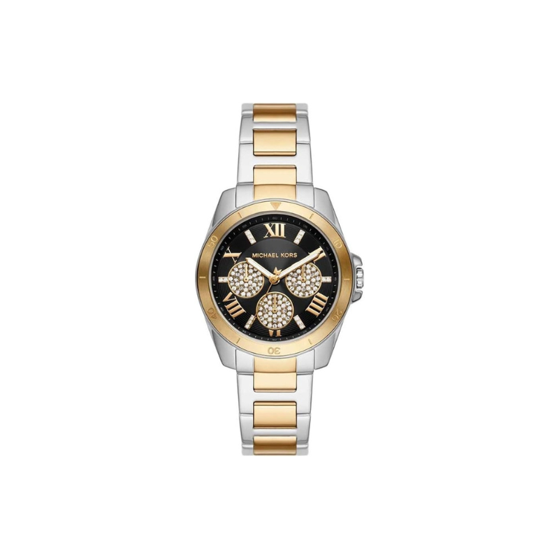 Michael Kors Ritz Chronograph Gold Dial Gold-Tone Stainless Steel Bracelet – MK7265