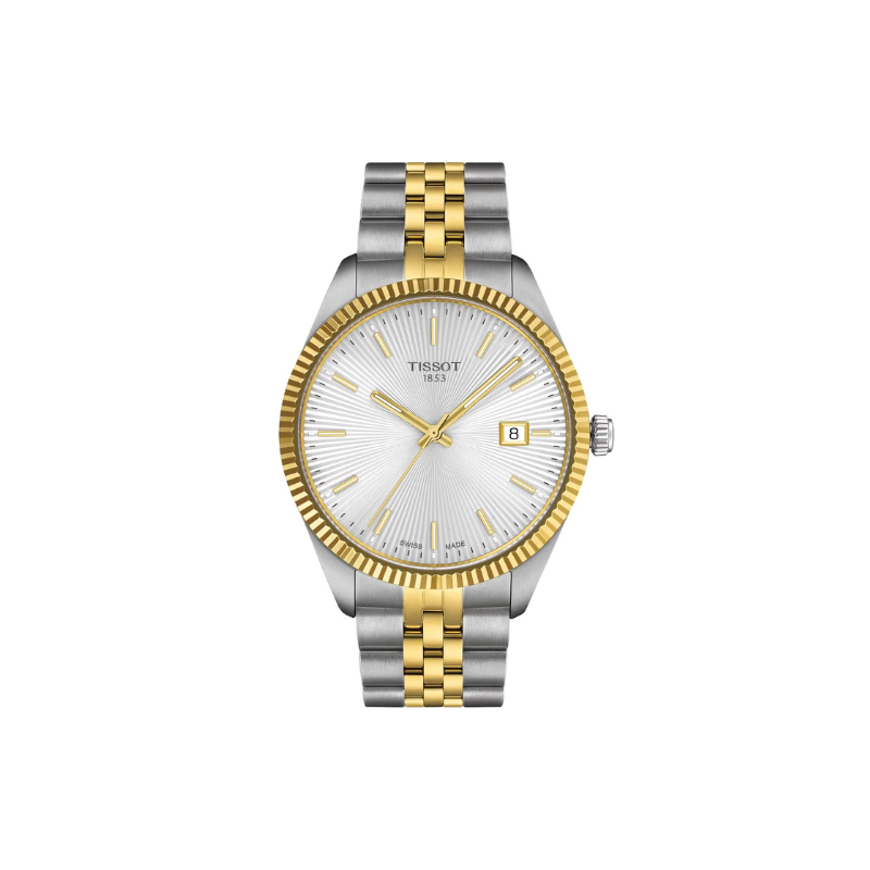 Tissot PR100 Silver Dial Two-Tone Stainless Steel Bracelet – T156.410.22.031.00