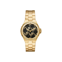 Michael Kors Lennox Gold Dial Gold-Tone Stainless Steel Bracelet – MK7404