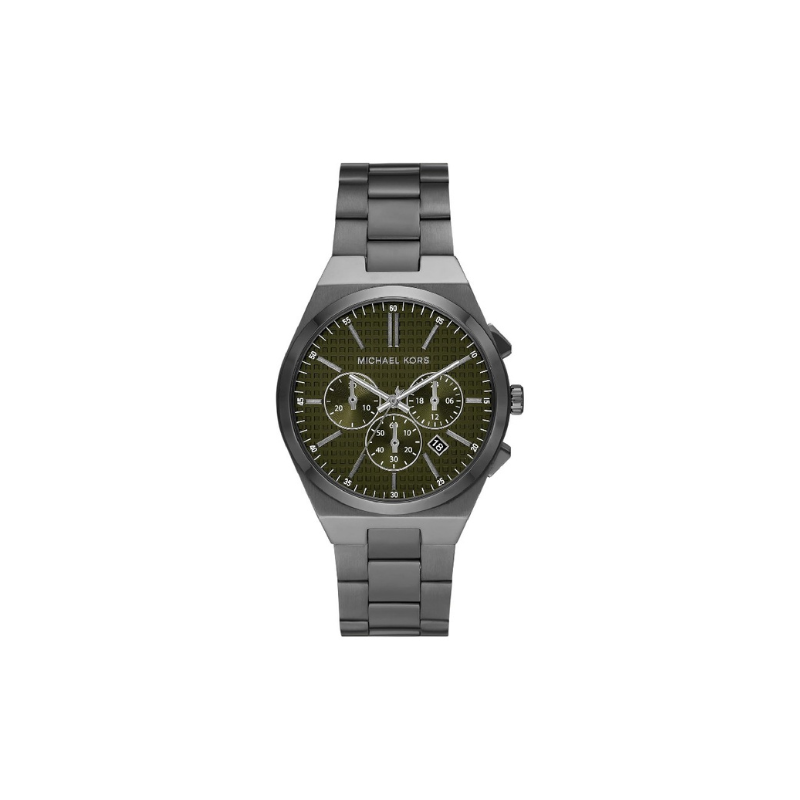 Michael Kors Lexington Chronograph Silver Dial Two-Tone Stainless Steel Bracelet – MK9118