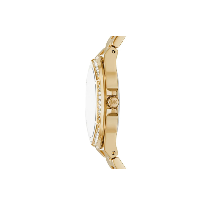 Michael Kors Lennox Gold Dial Gold-Tone Stainless Steel Bracelet – MK7404