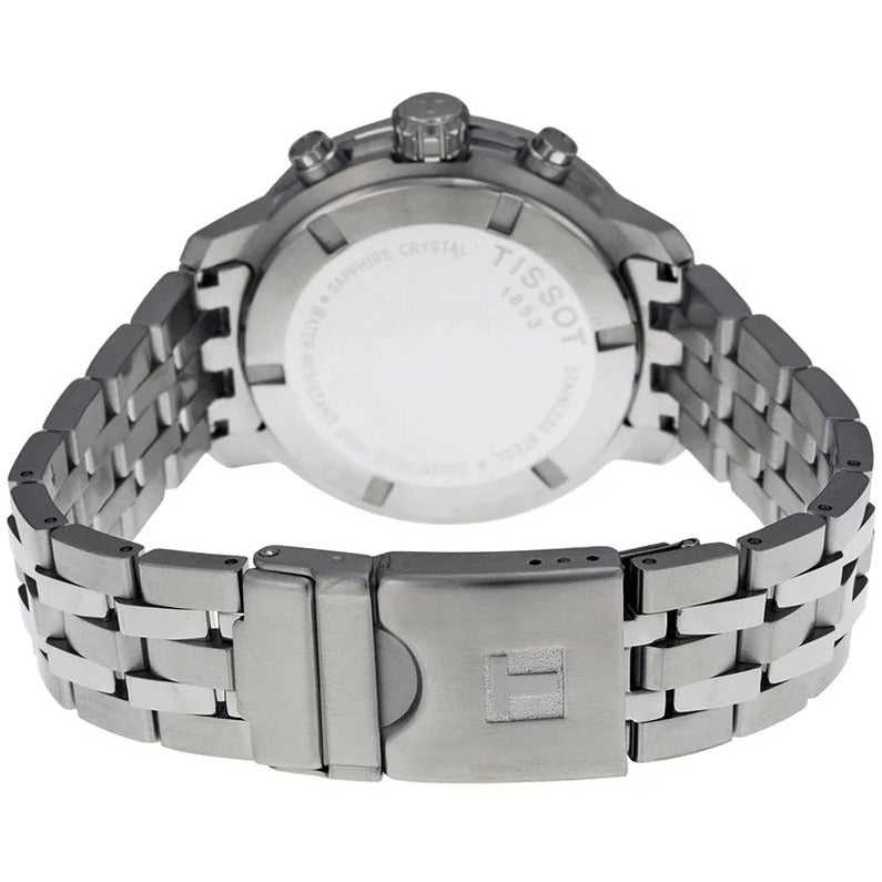 Tissot PRC 200 Chronograph Black Dial Stainless Steel Watch – T055.417.11.057.00