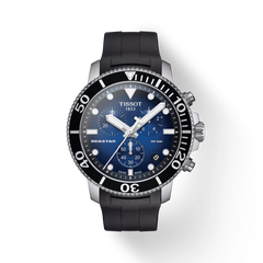 Tissot Seastar 1000 Chronograph Blue Dial Black Silicone Strap Watch – T120.417.17.041.00