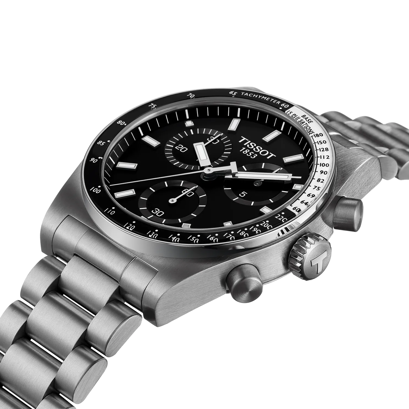 Tissot PR516 Chronograph Black Dial Stainless Steel Bracelet – T149.417.11.051.00