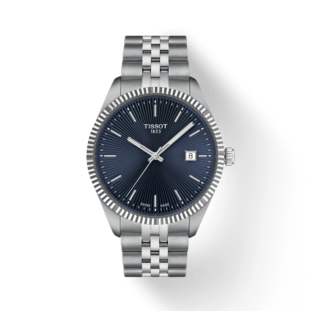 Tissot PR100 Blue Dial Stainless Steel Bracelet – T156.410.11.041.00